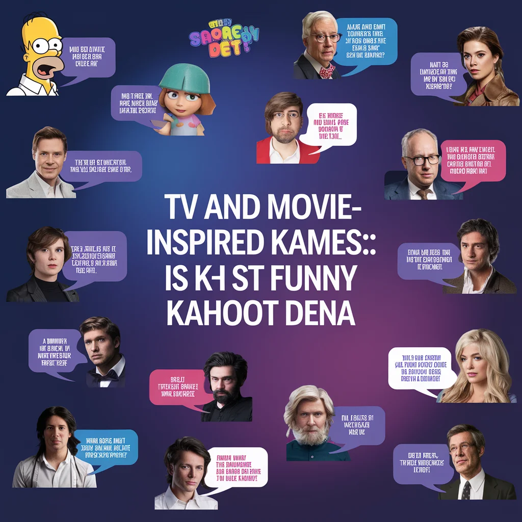 😆TV and Movie-Inspired Kahoot Names
