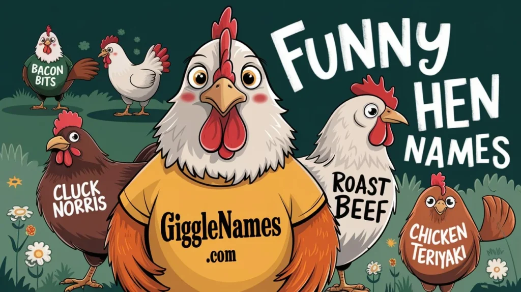 Hilarious Funny Hen Names That Will Make Your Flock the Talk of the Coop! 🐔🎉