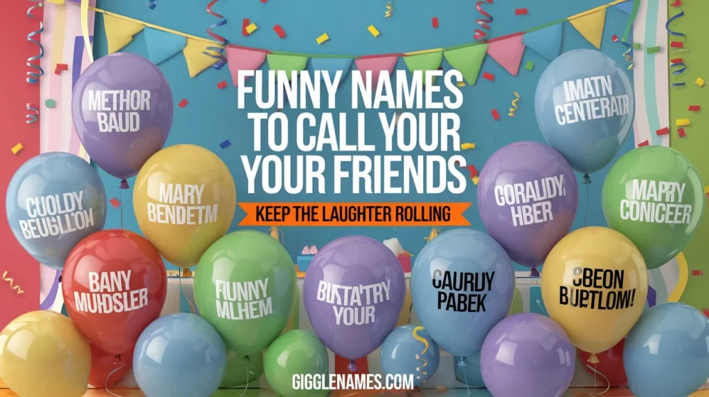 🤣250+ Funny Names to Call Your Friends: Keep the Laughter Rolling