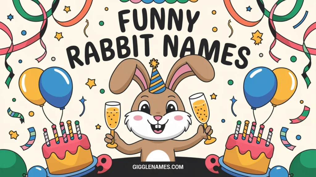 175+Funny Rabbit Names 🐰: Hop on to Hilarity