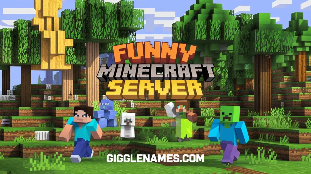 145+Minecraft Server Name Funny: 200 Hilarious Ideas for Your Game