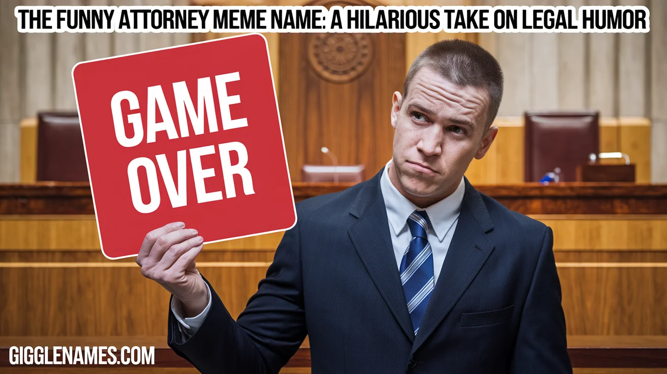 The Funny Attorney Meme Name