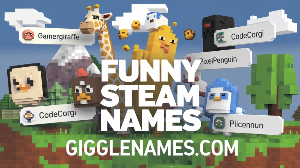 175+Hilarious and Funny Steam Names to Stand Out!